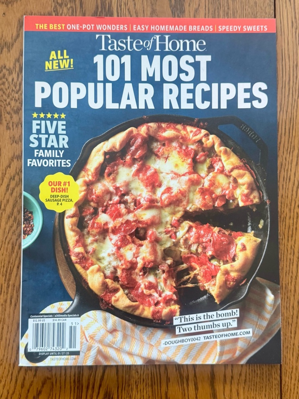Taste of Home 101 Most Popular Recipes Magazine Cookbook Food & Cooking